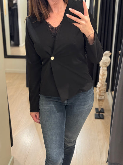 Sisters Point - Glut - Bluse Langærmet Sort