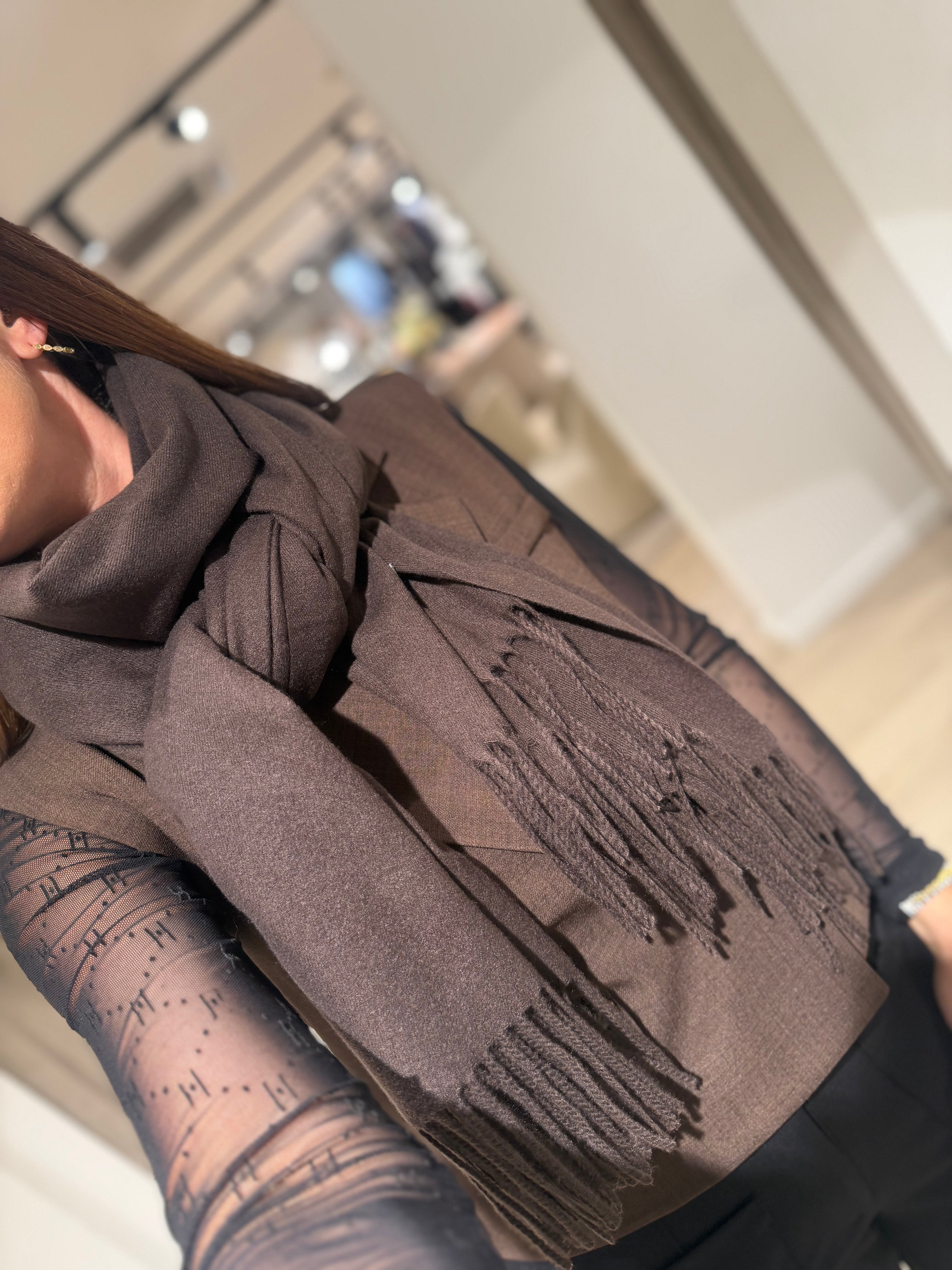 By Lagoni - Cashmere tørklæde - Brun