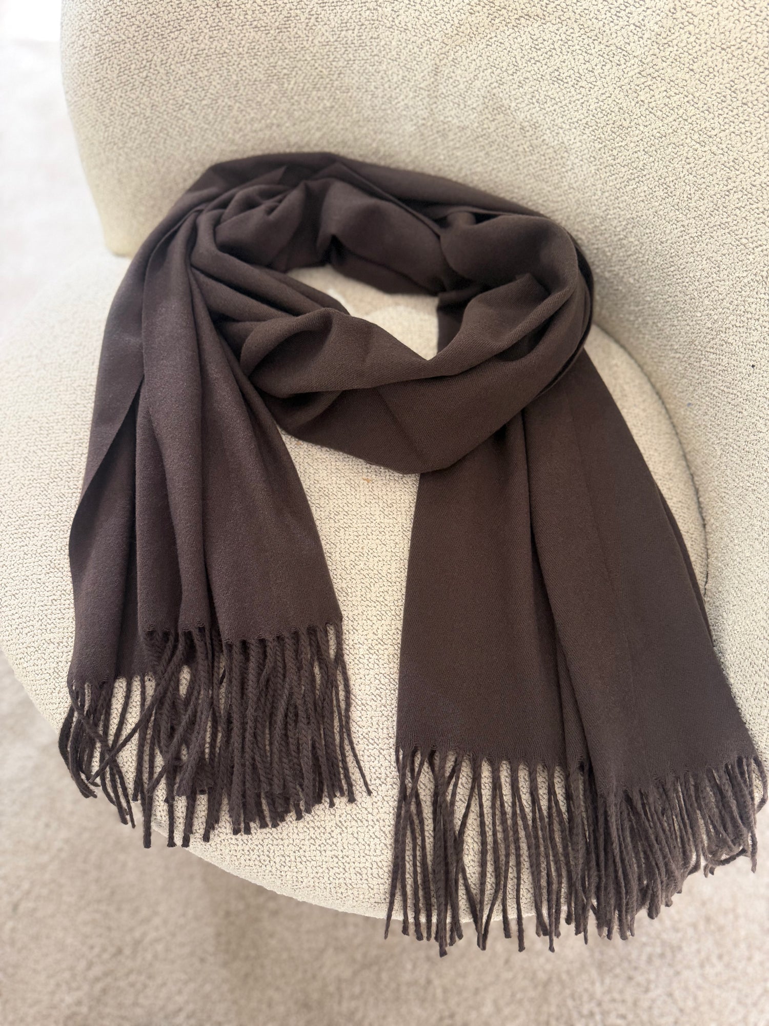 By Lagoni - Cashmere tørklæde - Brun