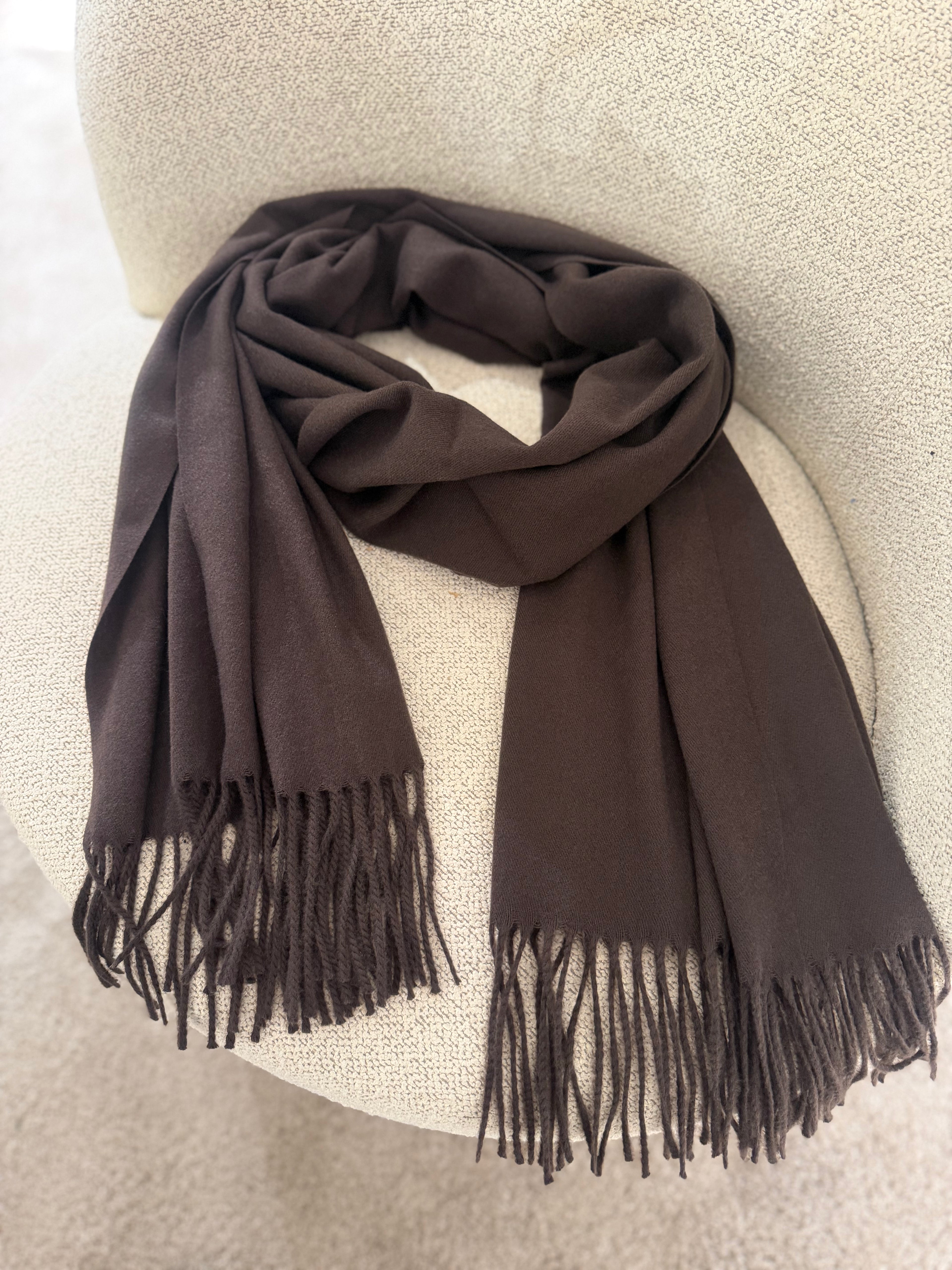 By Lagoni - Cashmere tørklæde - Brun