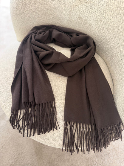 By Lagoni - Cashmere tørklæde - Brun