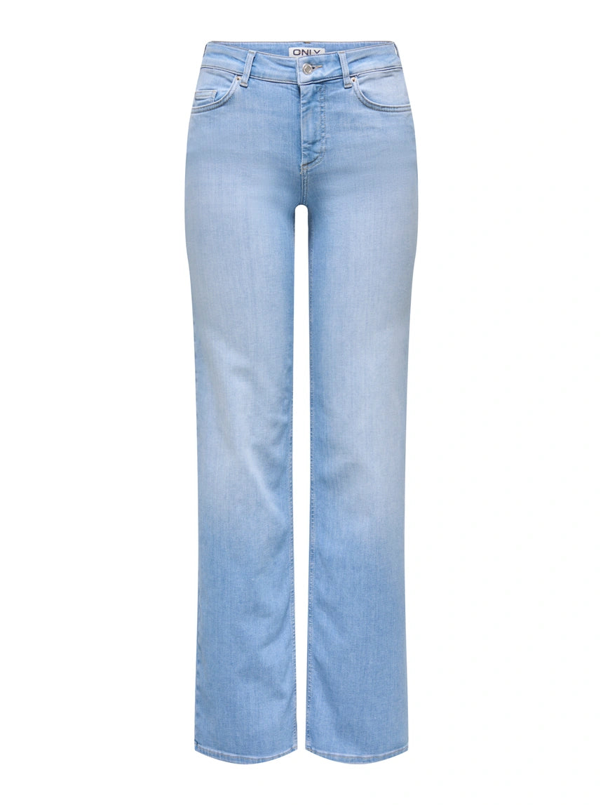 ONLY - Blush Straight - Jeans Lys Blå