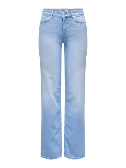 ONLY - Blush Straight - Jeans Lys Blå