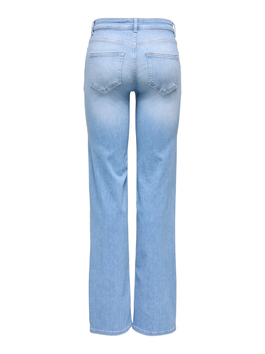 ONLY - Blush Straight - Jeans Lys Blå