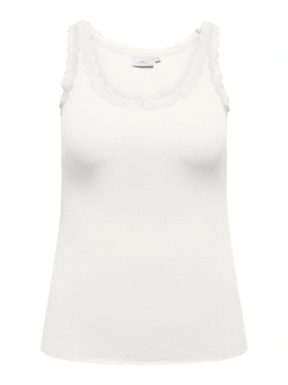 Only Carmakoma - Sara - Top Råhvid