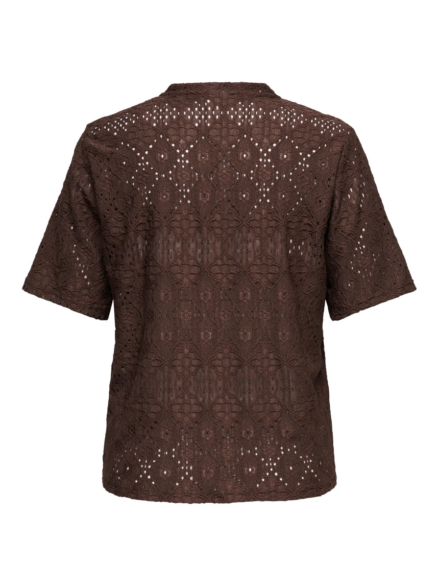Only Carmakoma - Hellen - Bluse Brun
