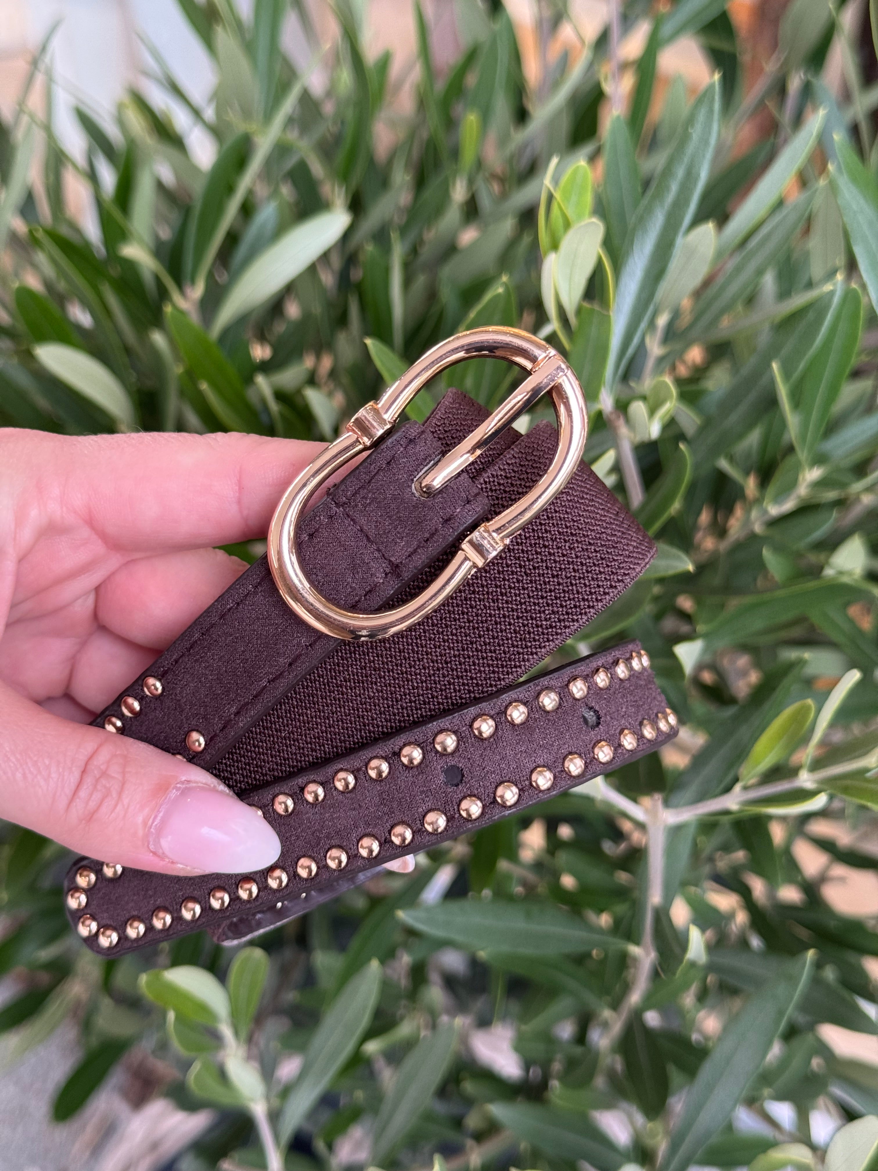 By Lagoni - Elastik Bælte - Chokolade Brun