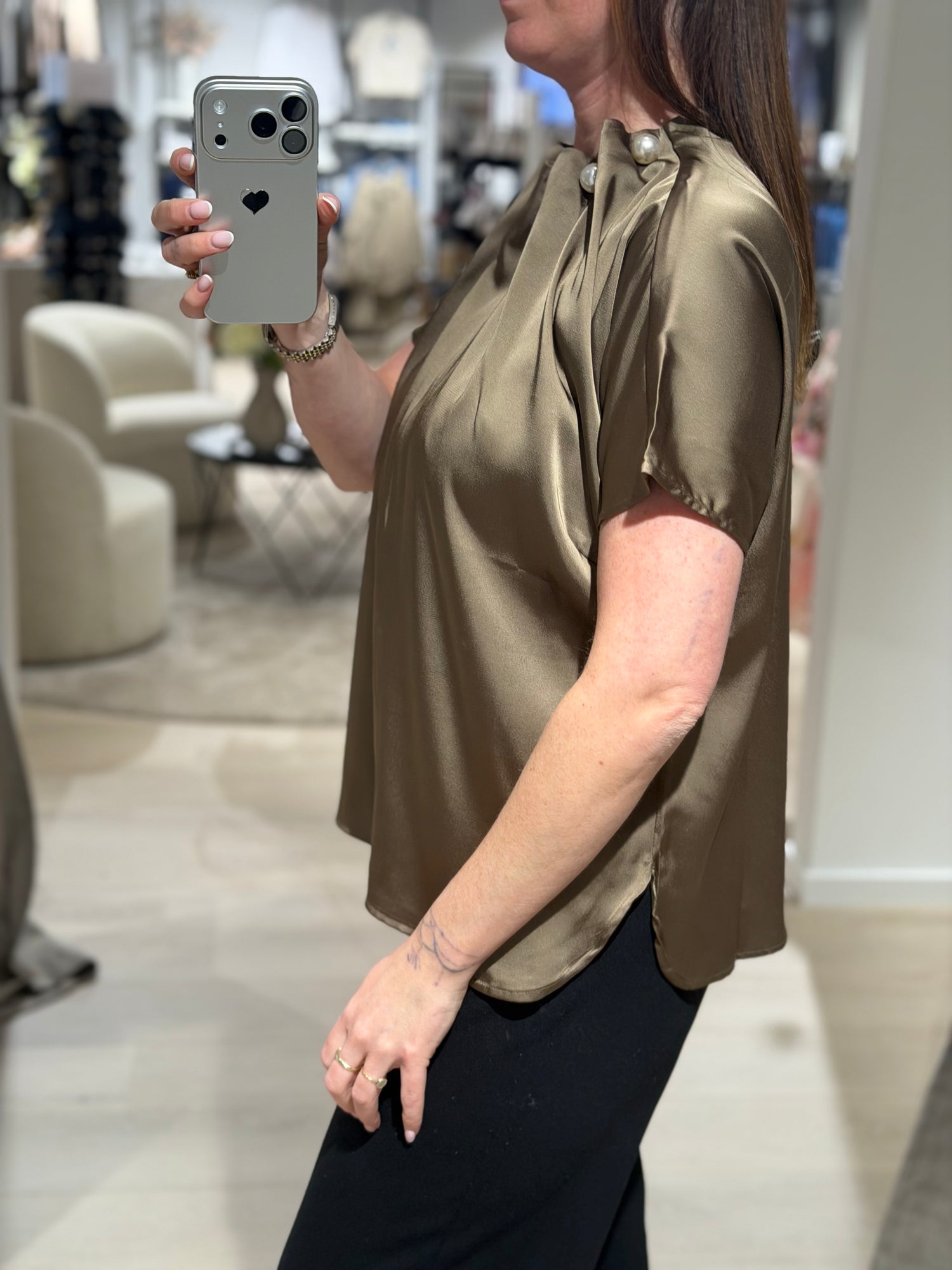 LIBERTÉ - Pip SS - Pearl Bluse