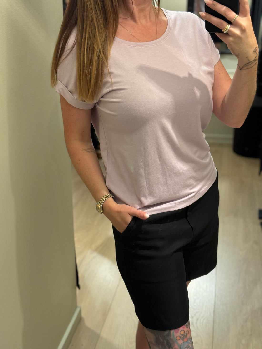 ONLY - Moster - T-shirt Lys Lavendel