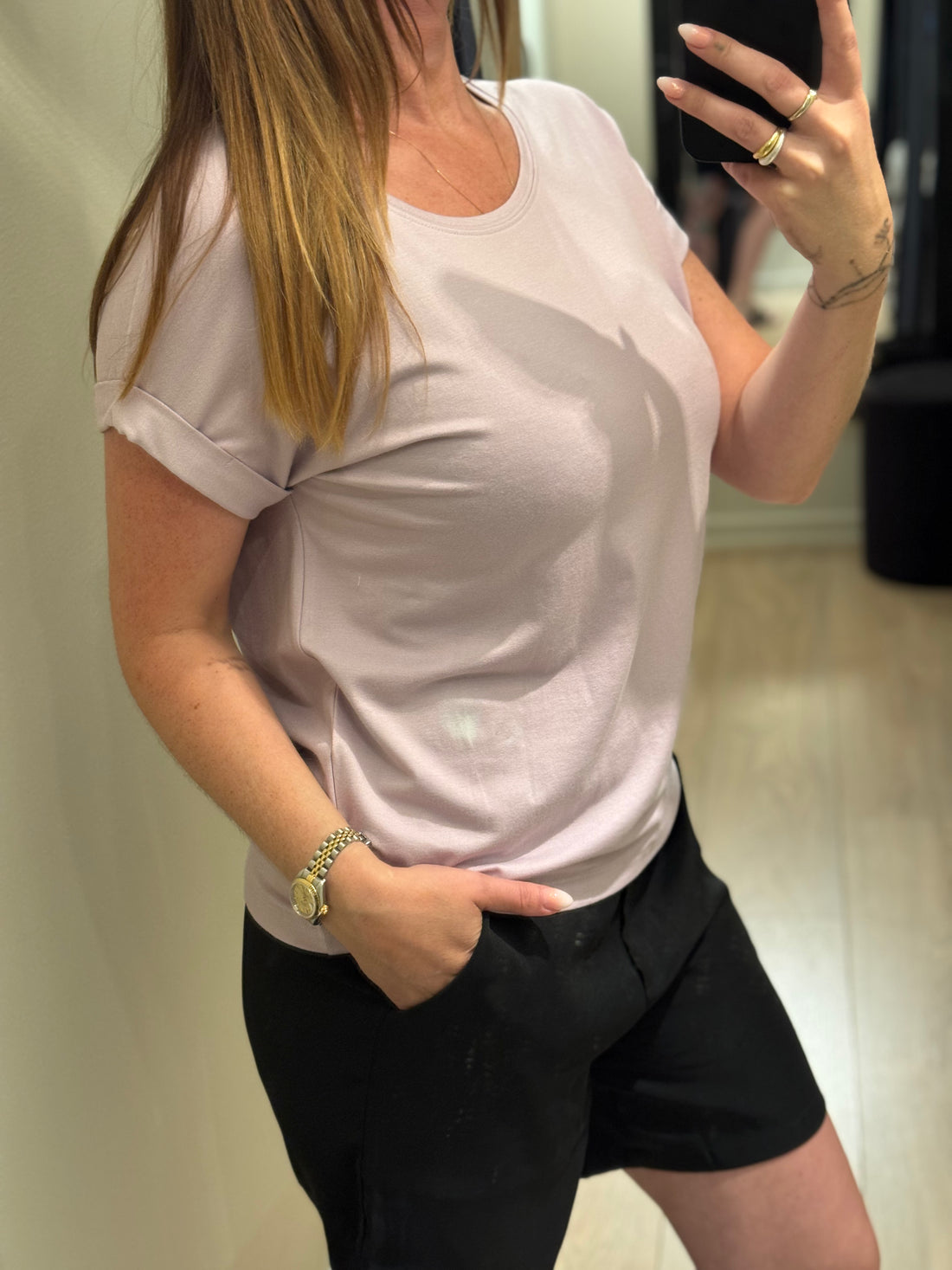 ONLY - Moster - T-shirt Lys Lavendel