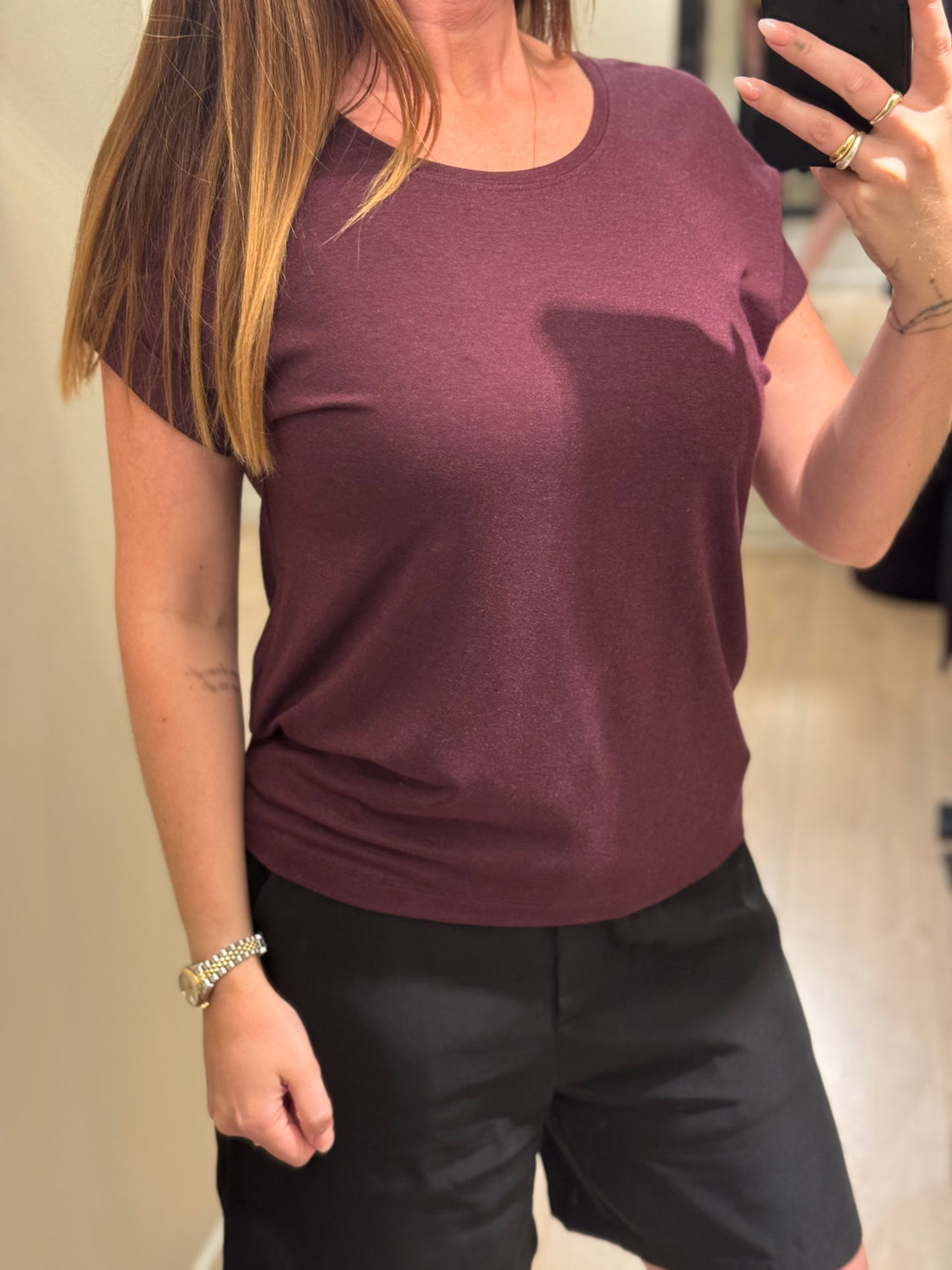 ONLY - Moster - T-shirt Blomme