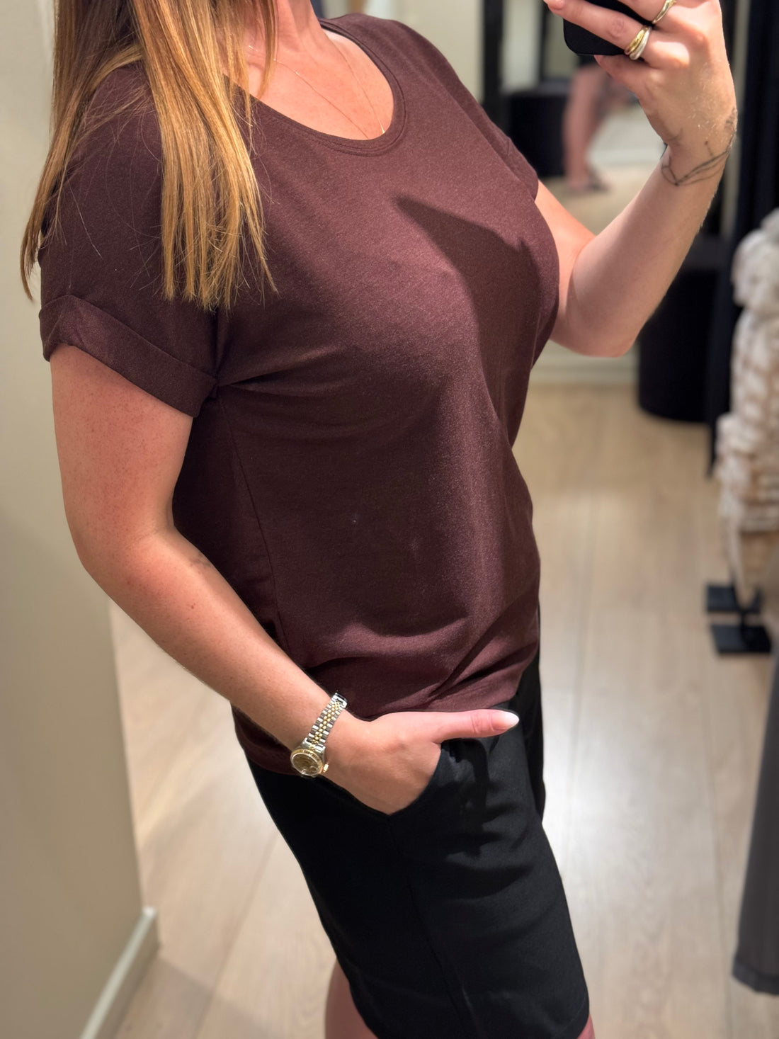 ONLY - Moster - T-shirt Decadent Chocolate