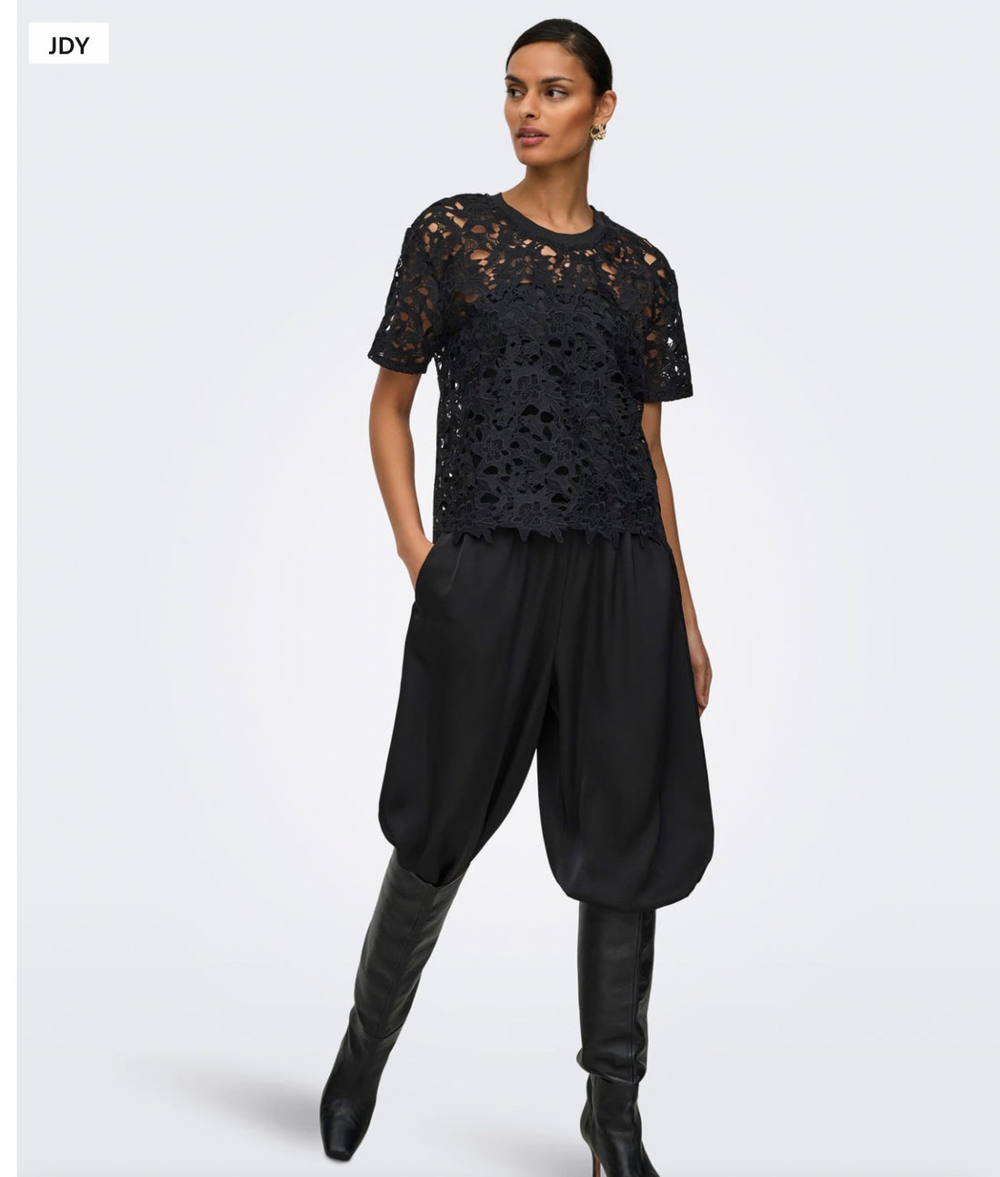 JDY - Vanya - Bluse Sort