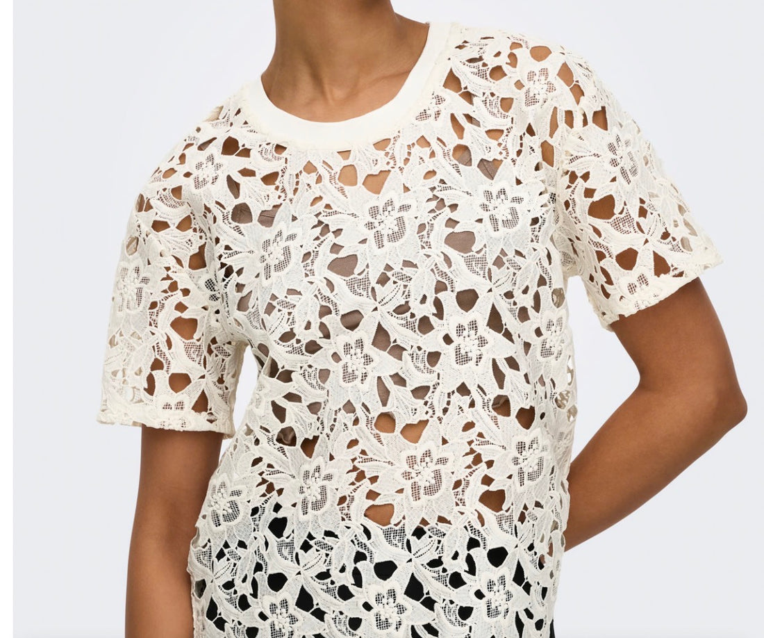 JDY - Vanya - Bluse Råhvid