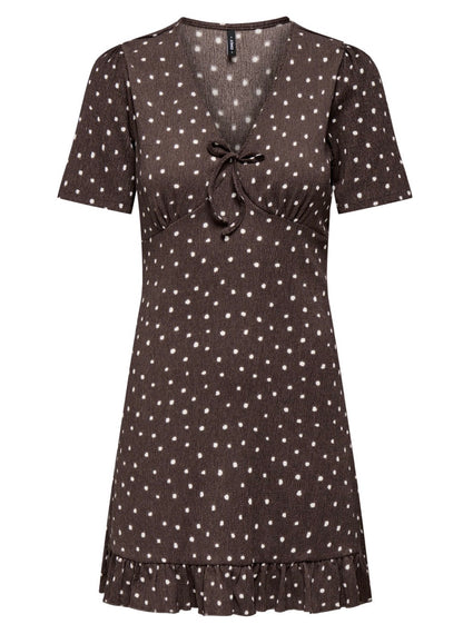 Only - Molly - Kjole Brun Prik