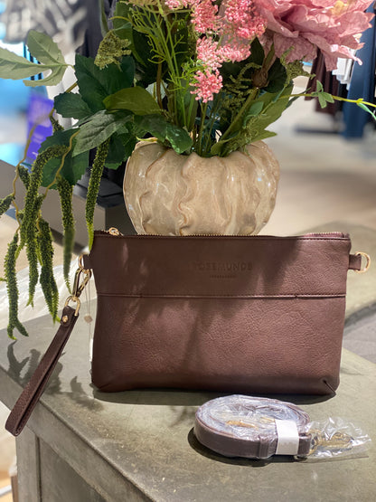 Rosemunde - Andora Medium - Clutch Chokoladebrun
