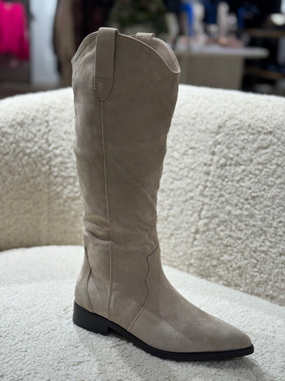 By Lagoni - Støvle - Lang Råhvid