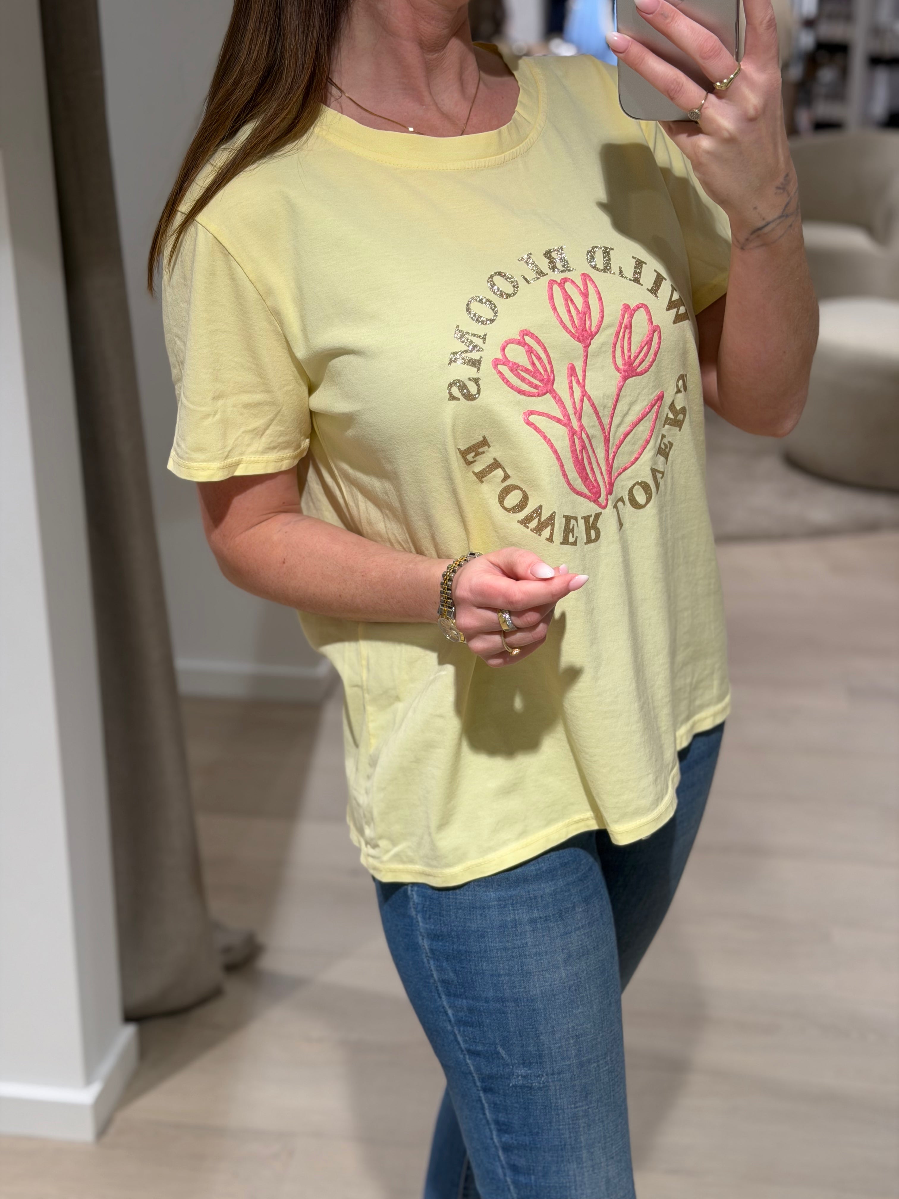 Marta Du Chateau - Brianna - T-shirt - Gul