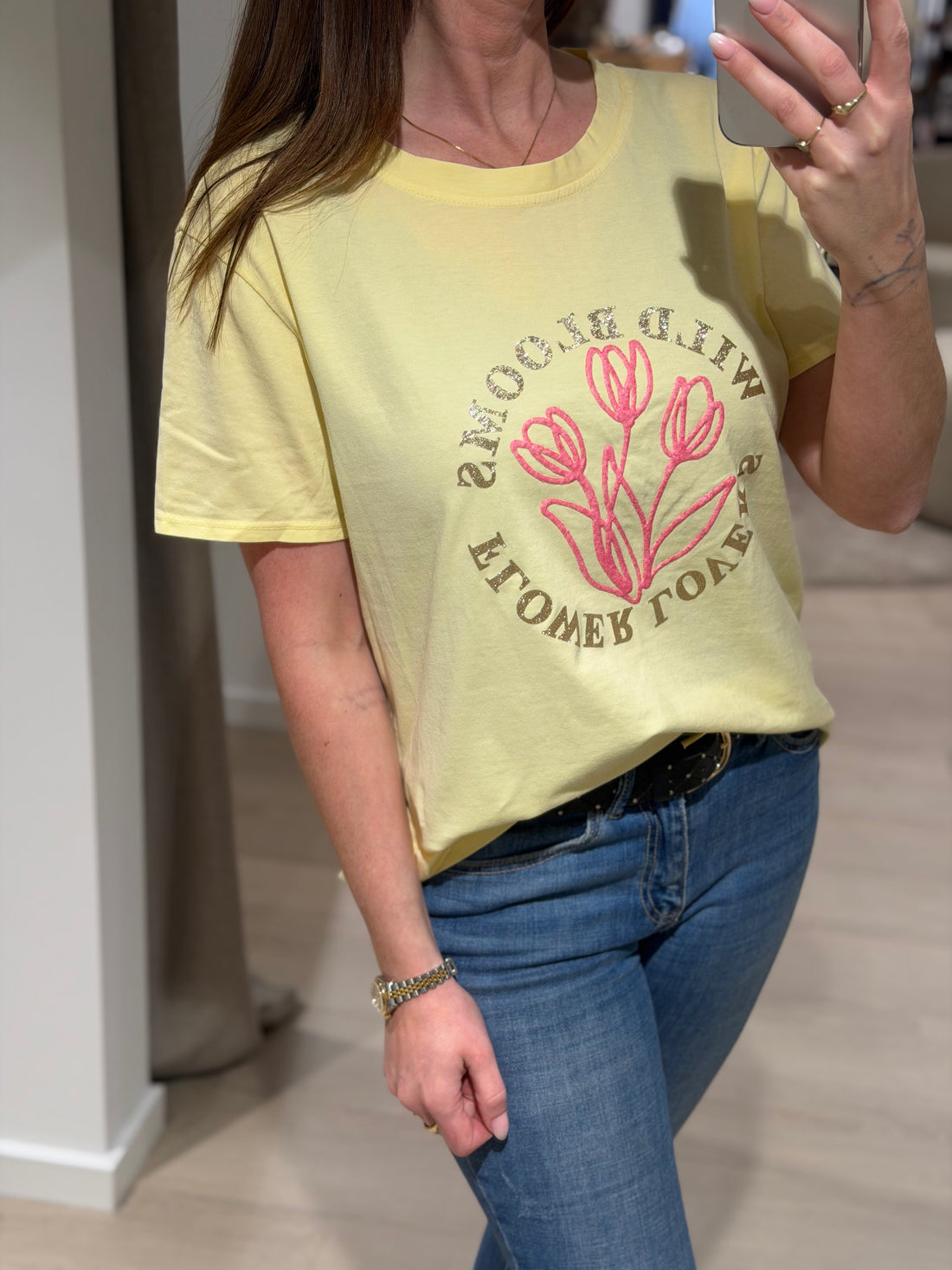 Marta Du Chateau - Brianna - T-shirt - Gul