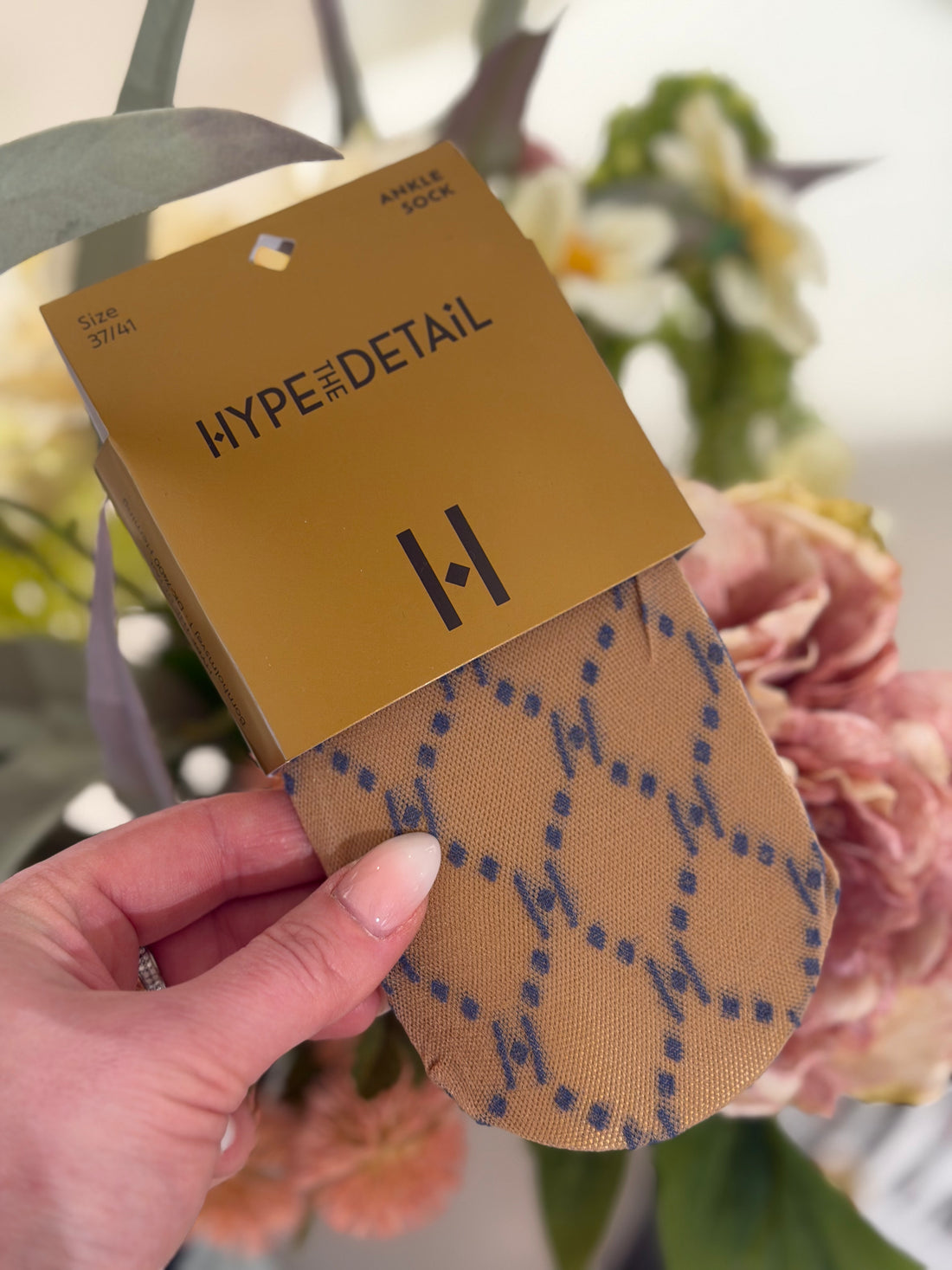 Hype the detail - Ankel Strømper - Dueblå