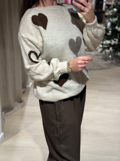 Marta - Amarante - Strik Lys Beige