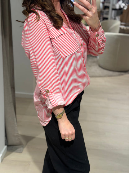 Vero Moda - Bumpy - Skjorte Coral