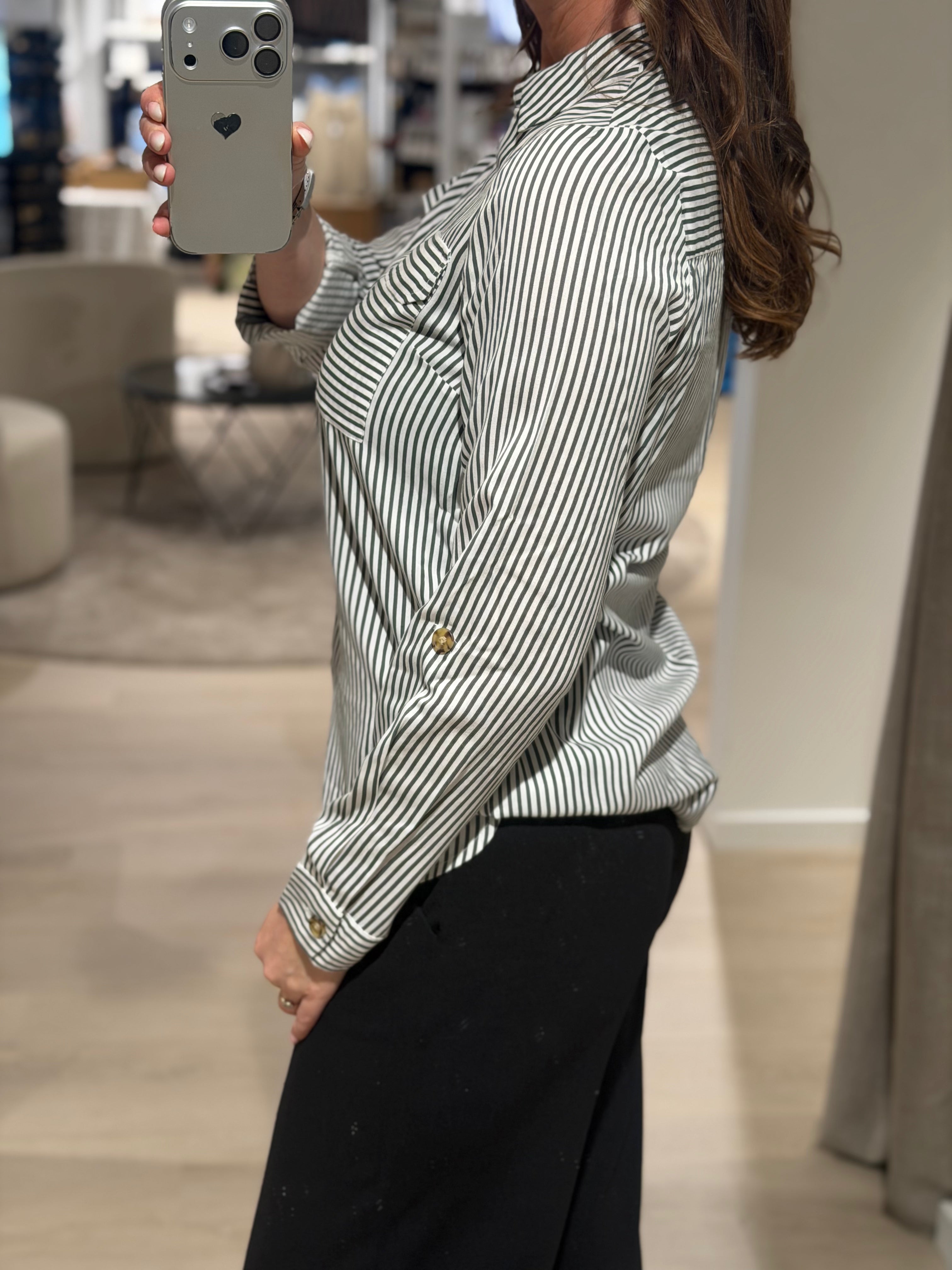 Vero Moda - Bumpy - Skjorte Grøn