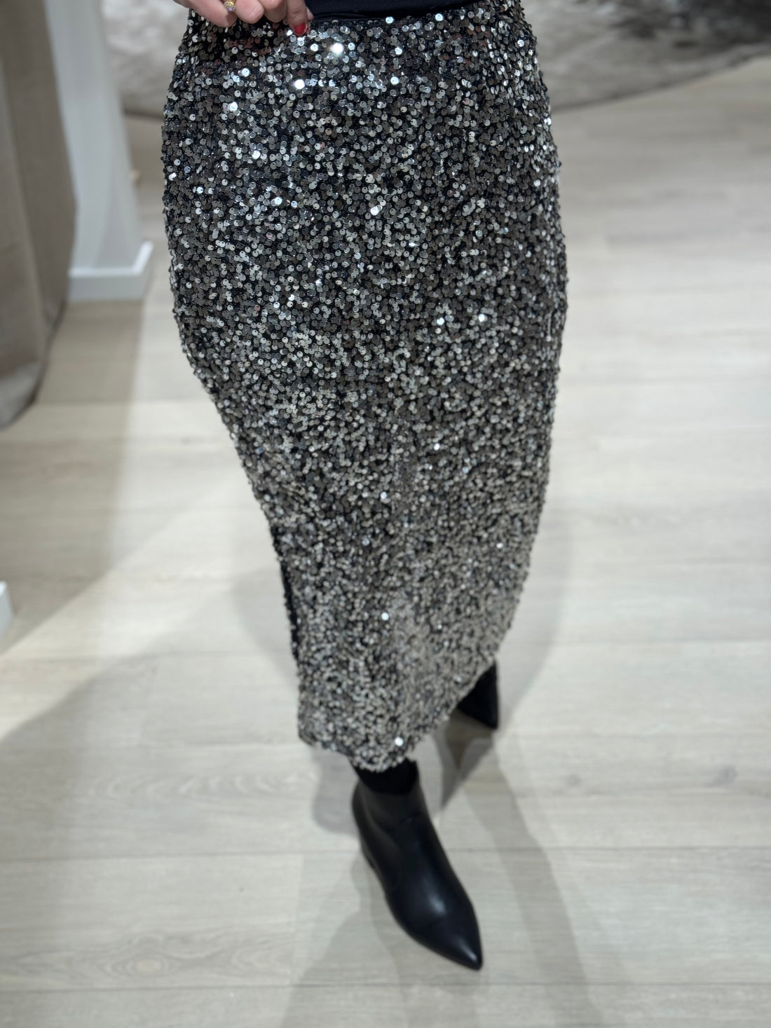 ONLY - Diana - Nederdel Sølv