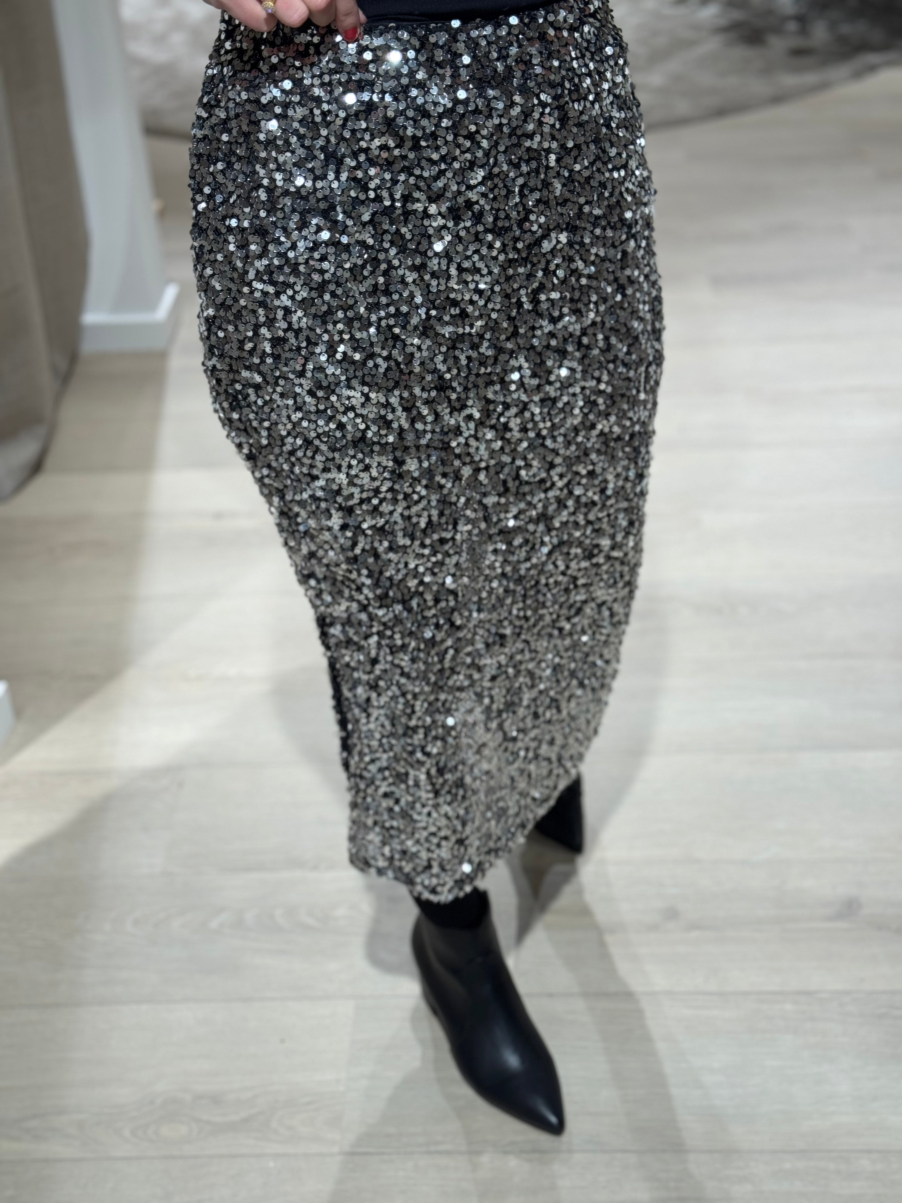 ONLY - Diana - Nederdel Sølv