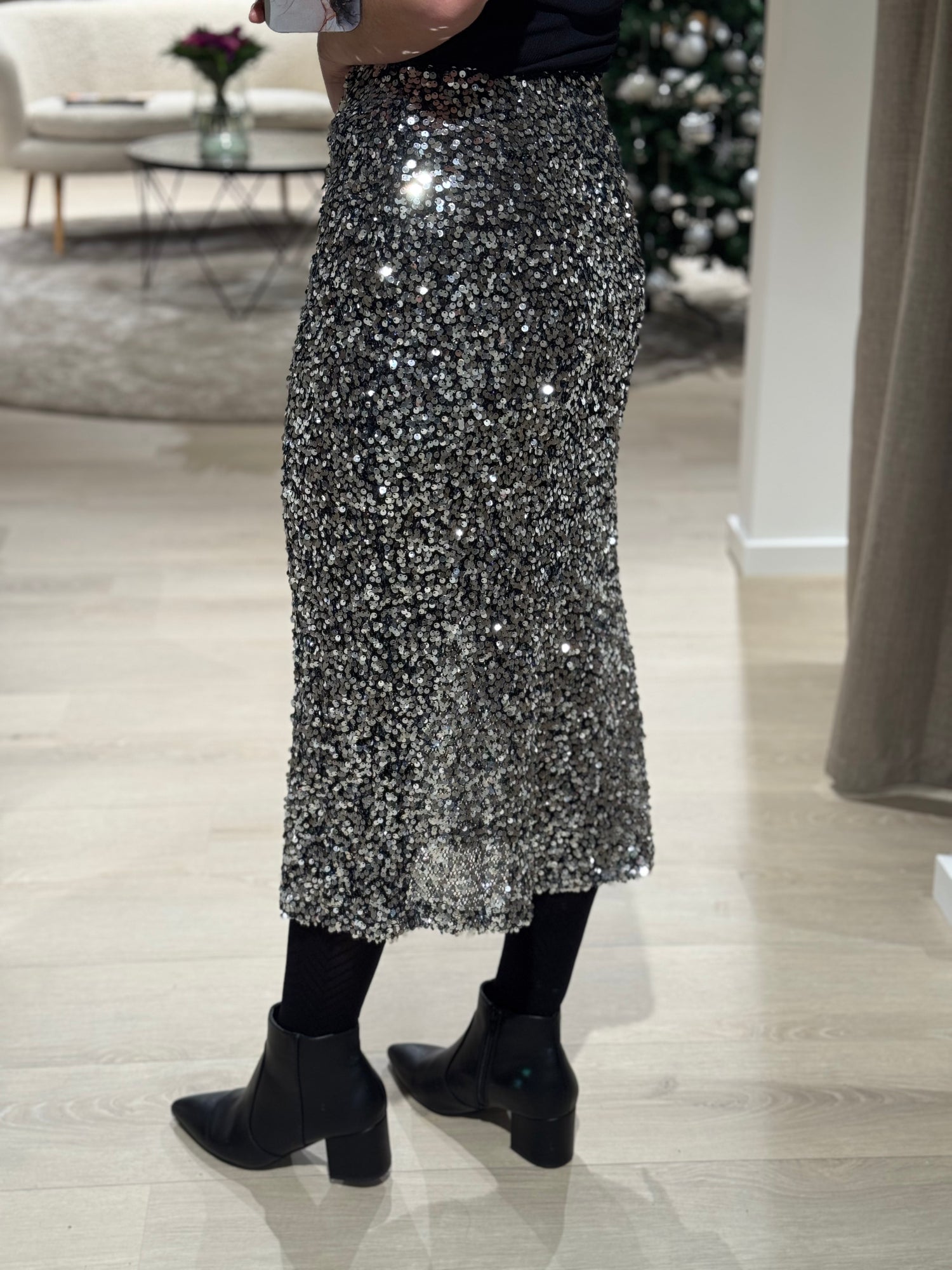 ONLY - Diana - Nederdel Sølv