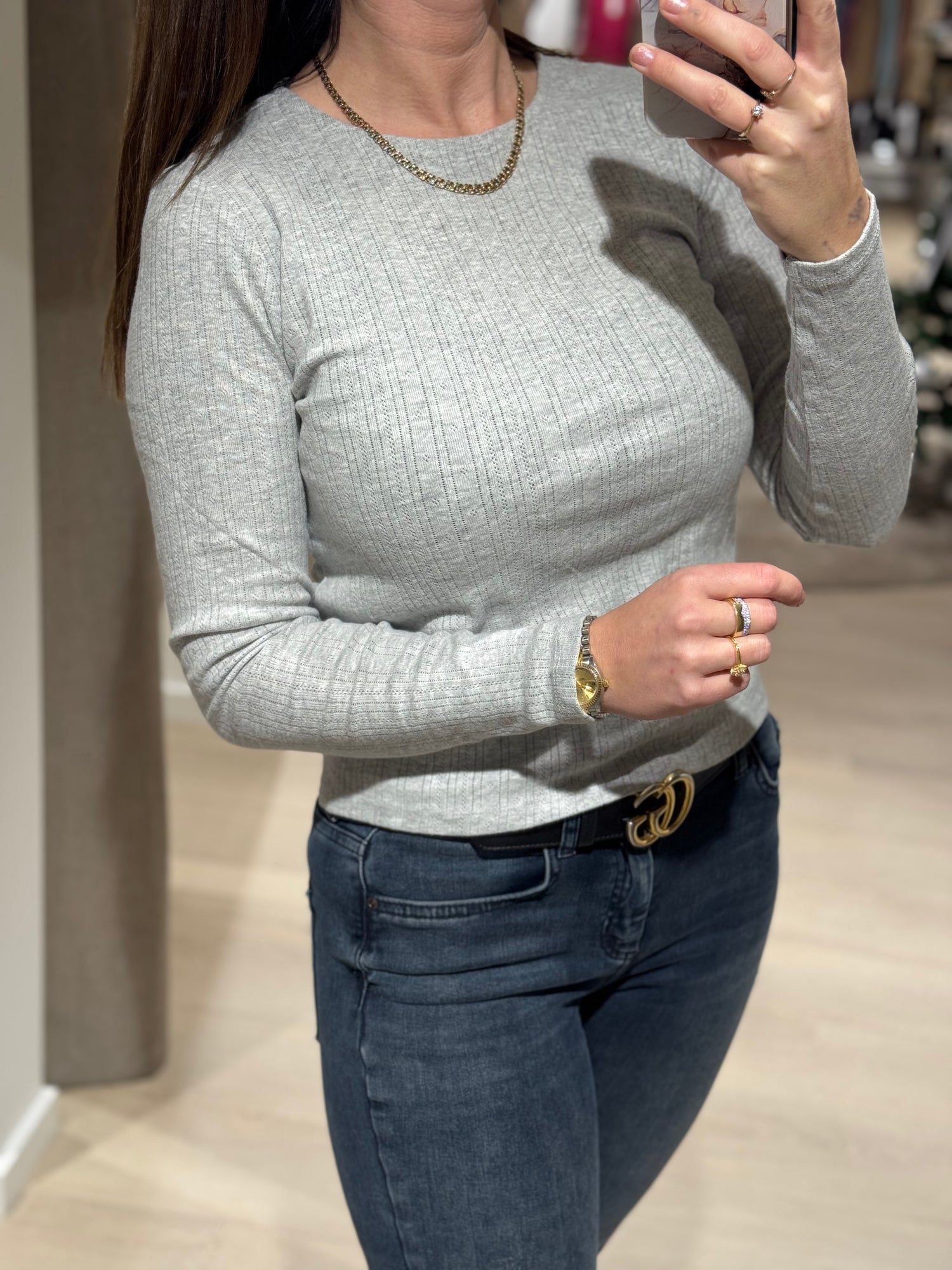 Only - Bremen Basis - Grå