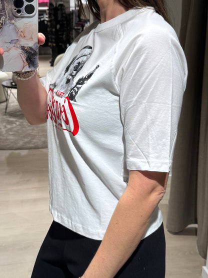 ONLY - Coca Cola - T-shirt Hvid