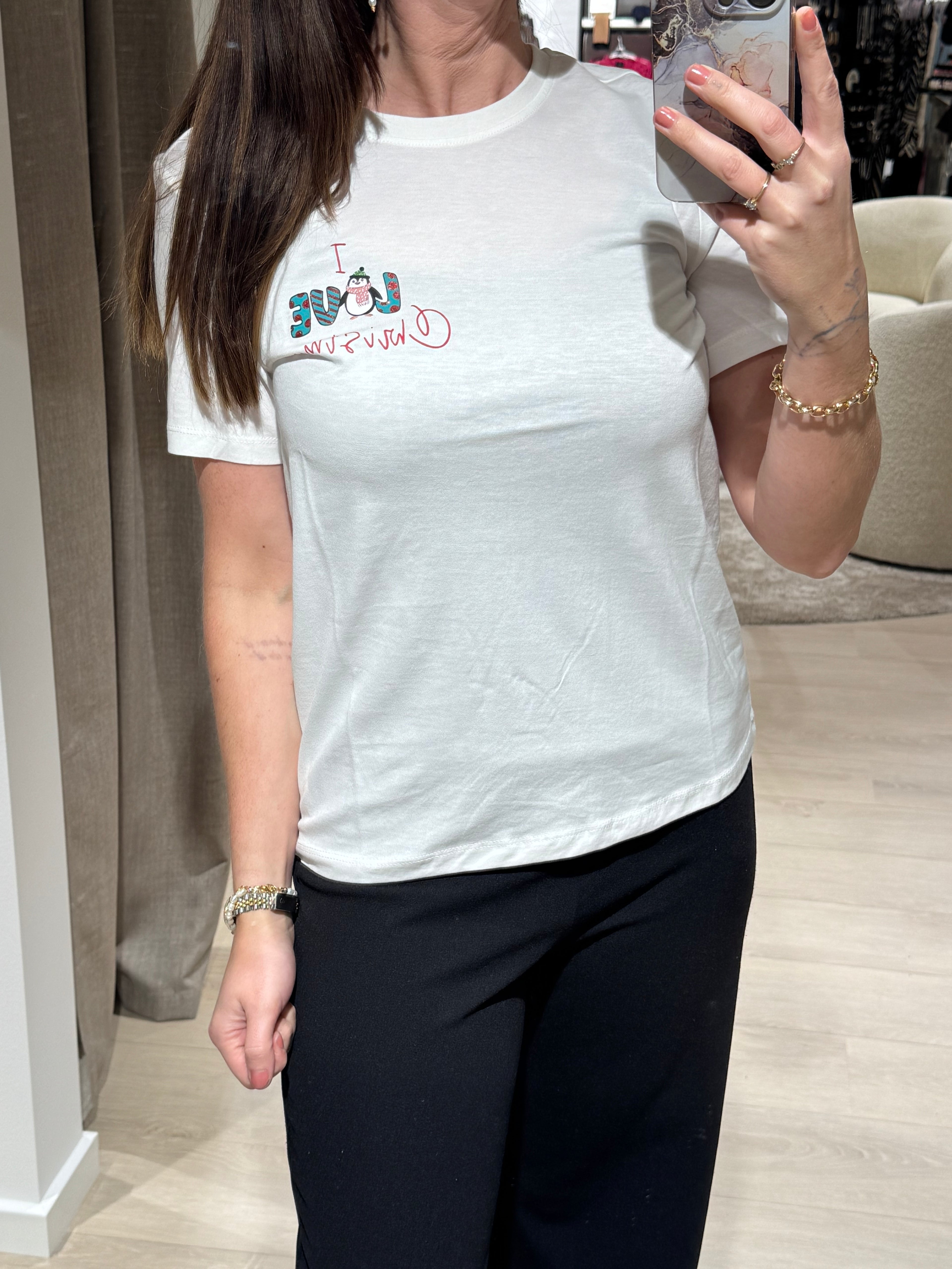 ONLY - Kita - T-shirt Hvid