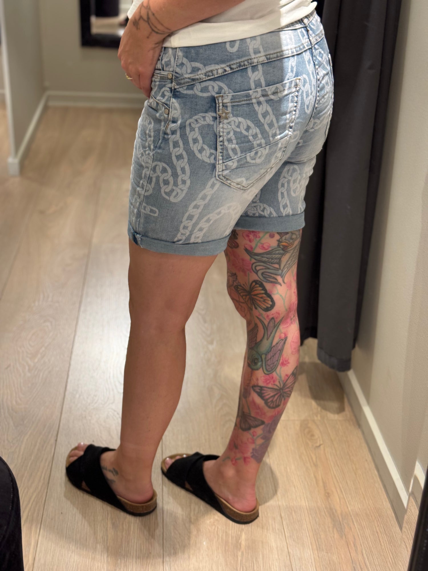 Jewelly - Shorts - Denim M. Kæder