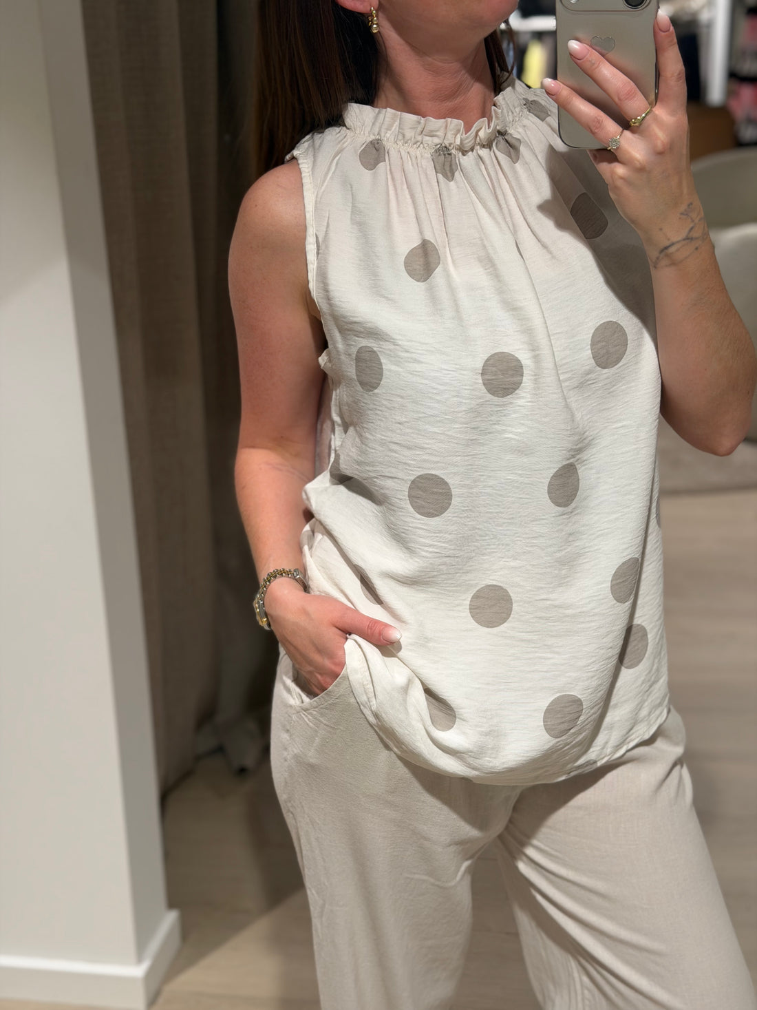 Marta Du Chateau - Lucina - Top - Beige