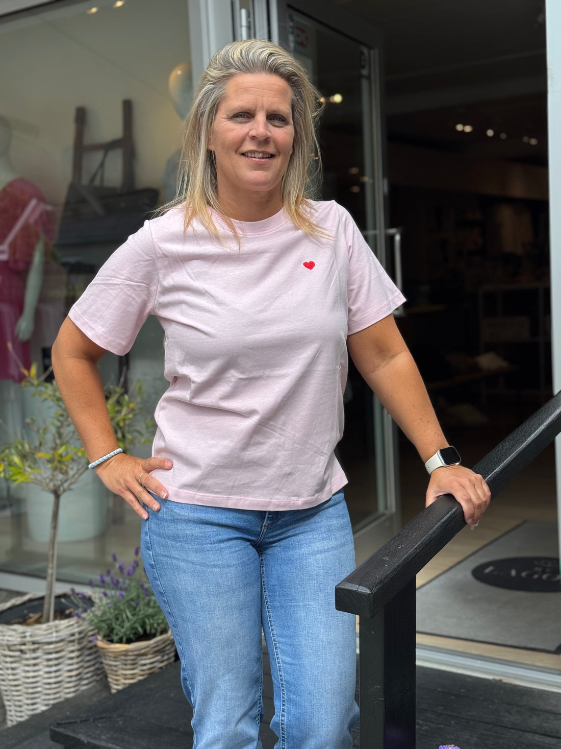 JDY - Pisa - T-shirt Lyserød