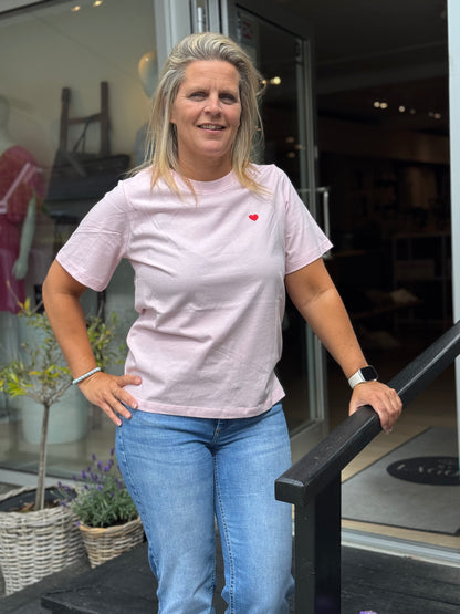 JDY - Pisa - T-shirt Lyserød