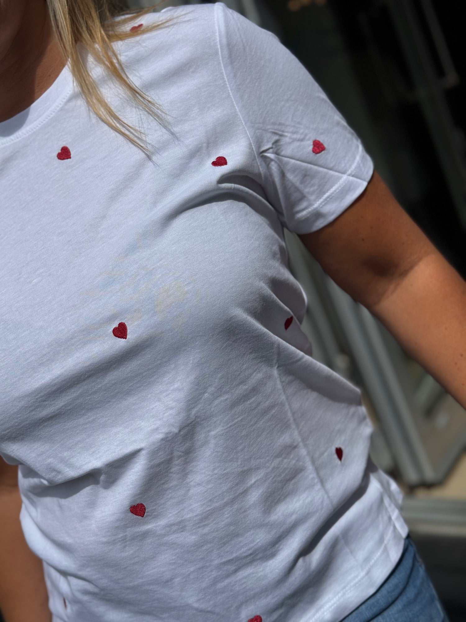 ONLY - Ketty - T-shirt Hjerter