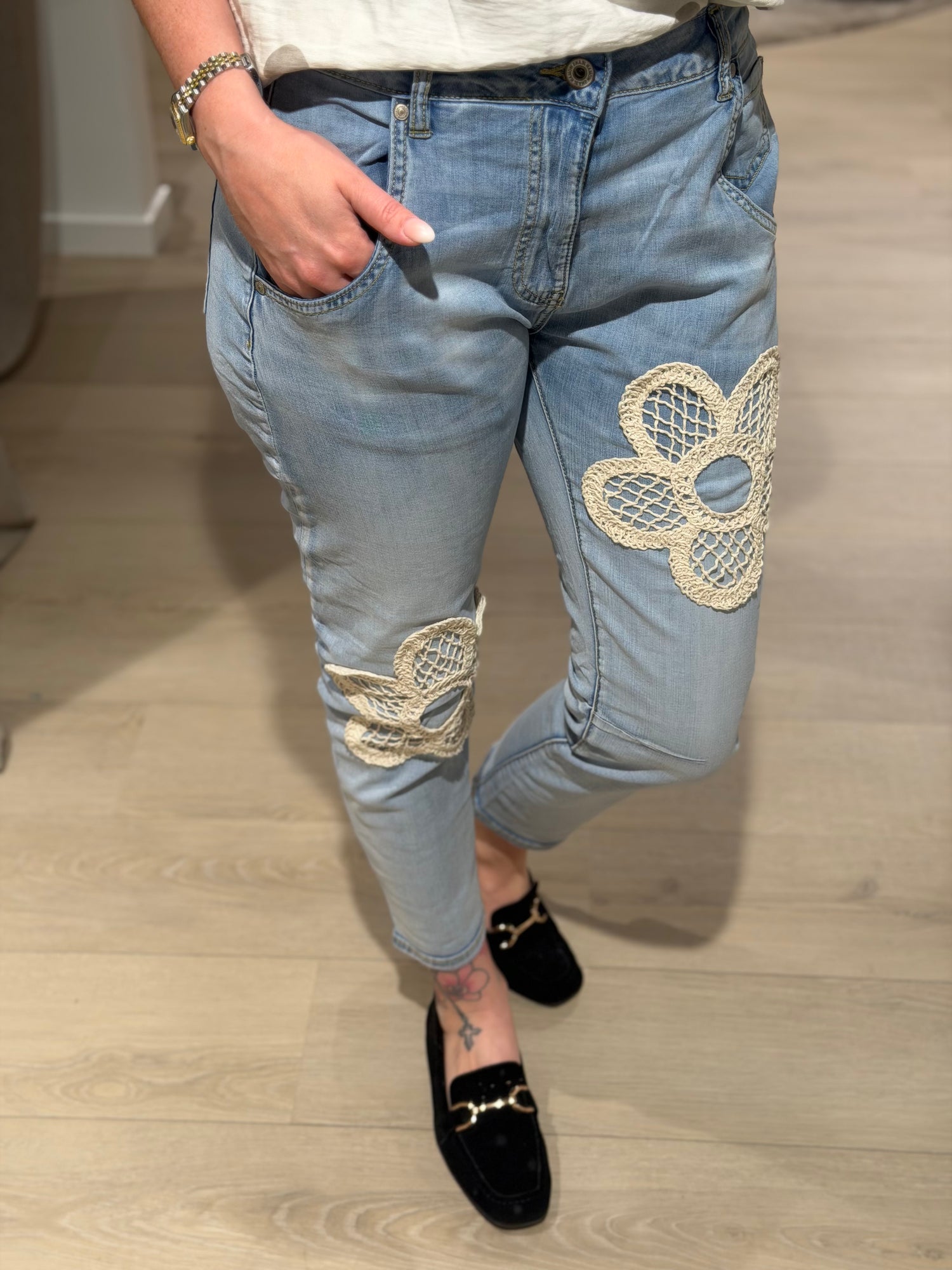 Marta Du Chateau - Jeans - Blomster