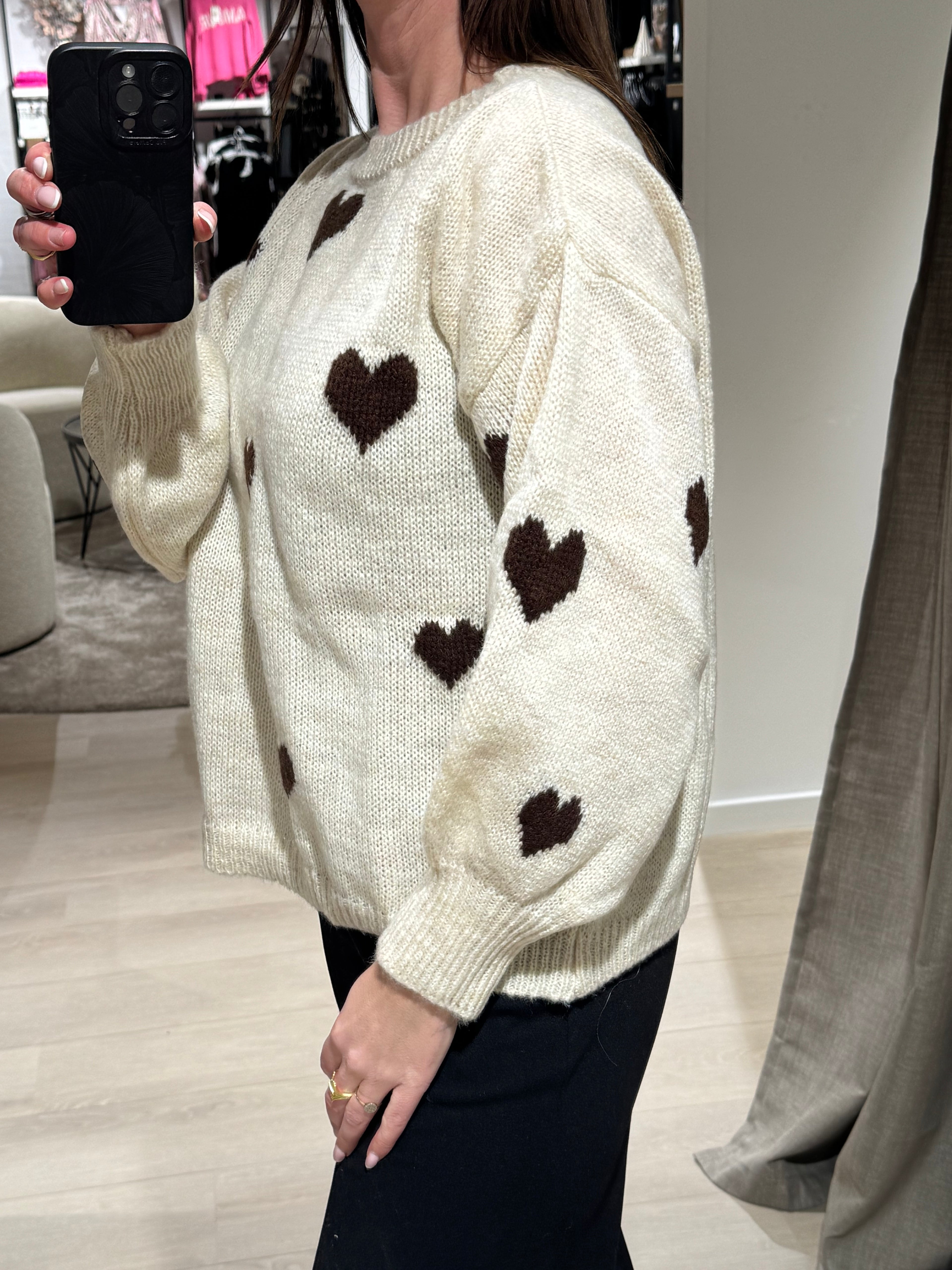 Marta - Clover - Råhvid med brun