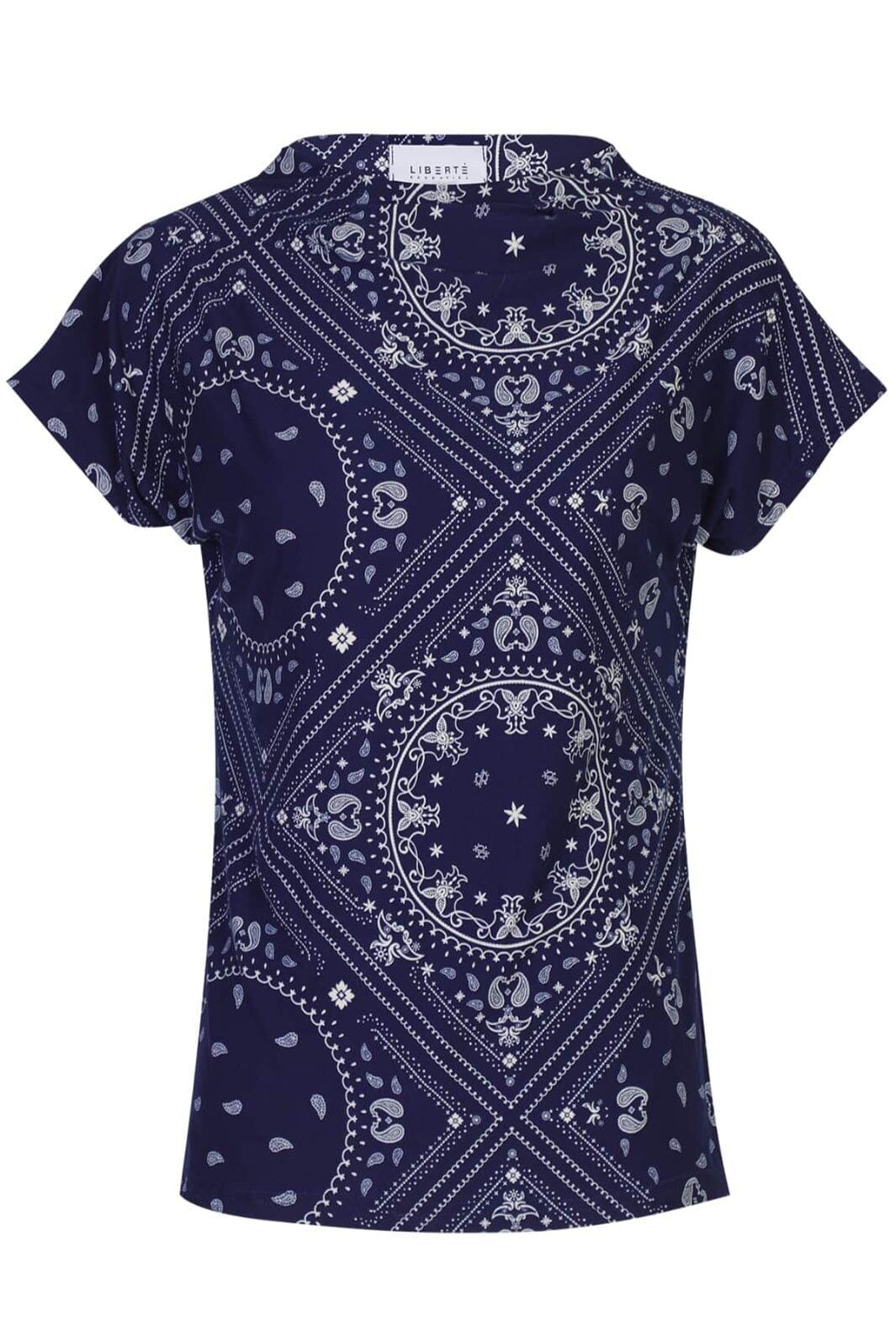 Liberte - Alma T-shirt- Blue Scarf