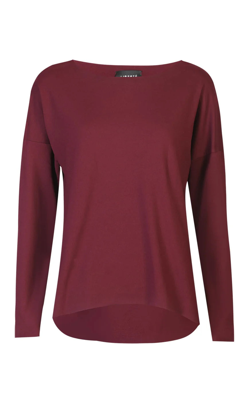 LIBERTÈ - Alma - Bluse fleece - Bordeaux