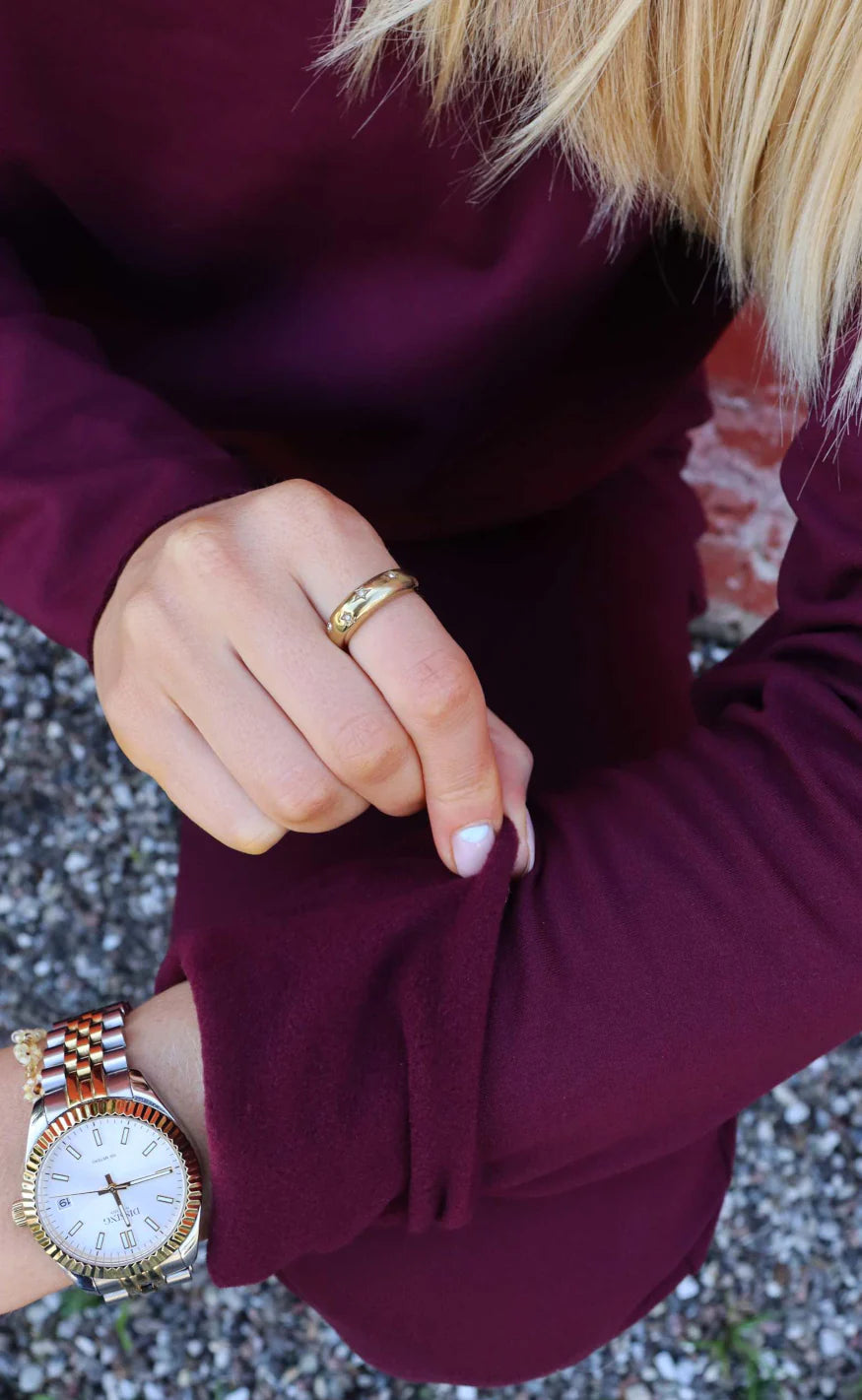 LIBERTÈ - Alma - Bluse fleece - Bordeaux