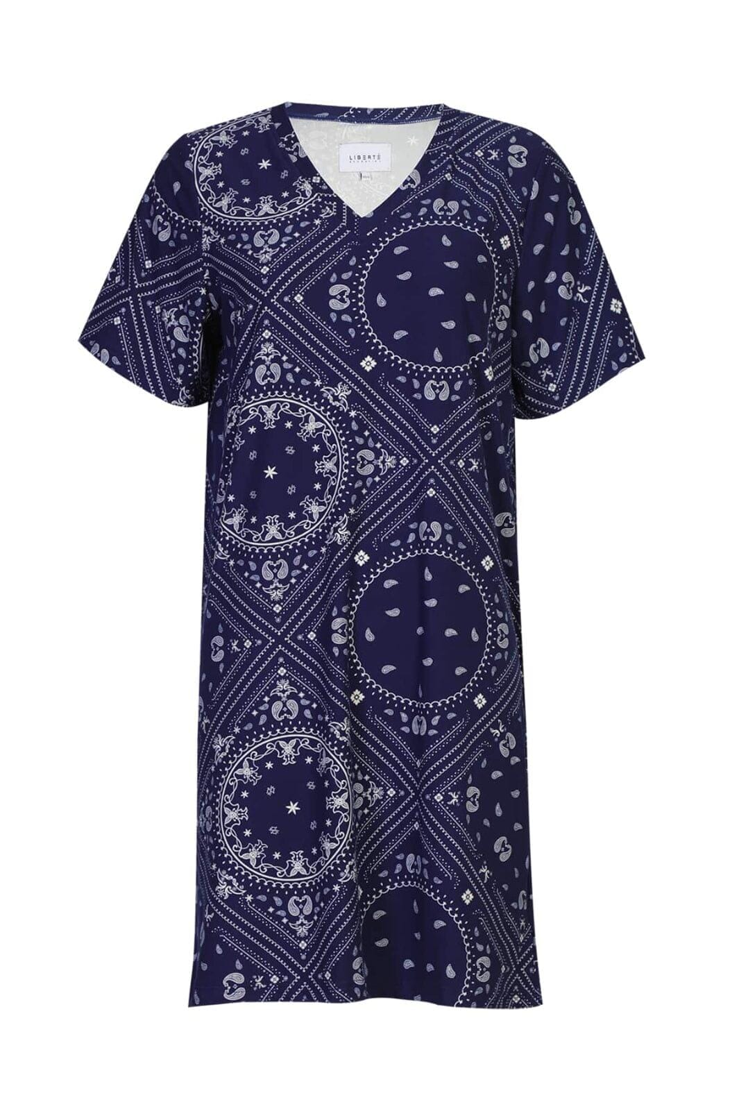 Liberte - Alma kjole - Blue Scarf