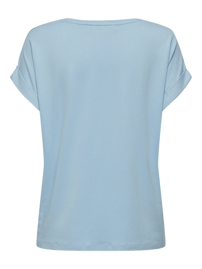 ONLY - Moster - T-shirt Lyseblå