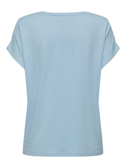 ONLY - Moster - T-shirt Lyseblå