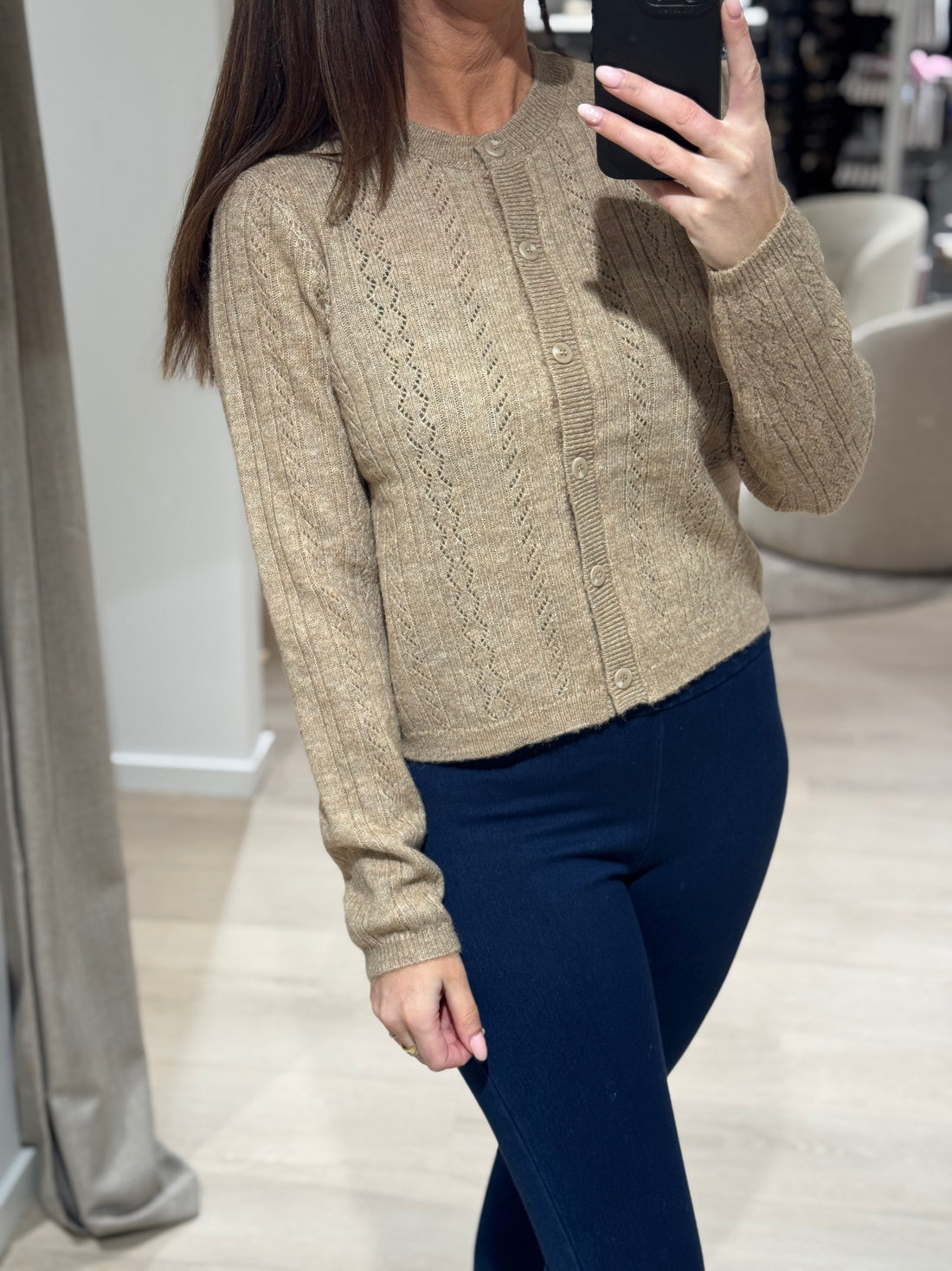 JDY - April - Cardigan Beige