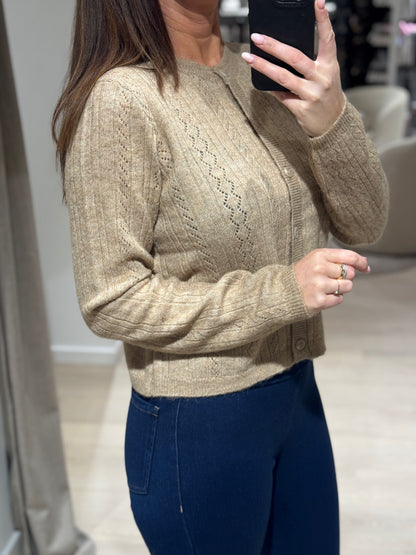 JDY - April - Cardigan Beige