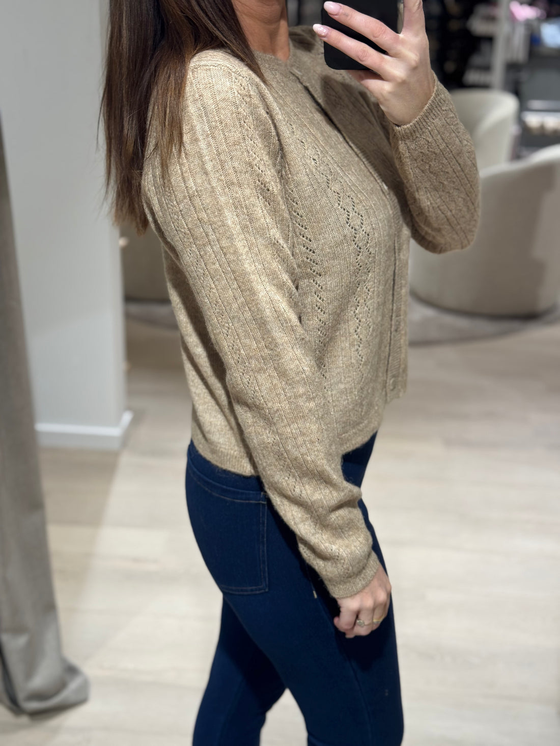 JDY - April - Cardigan Beige