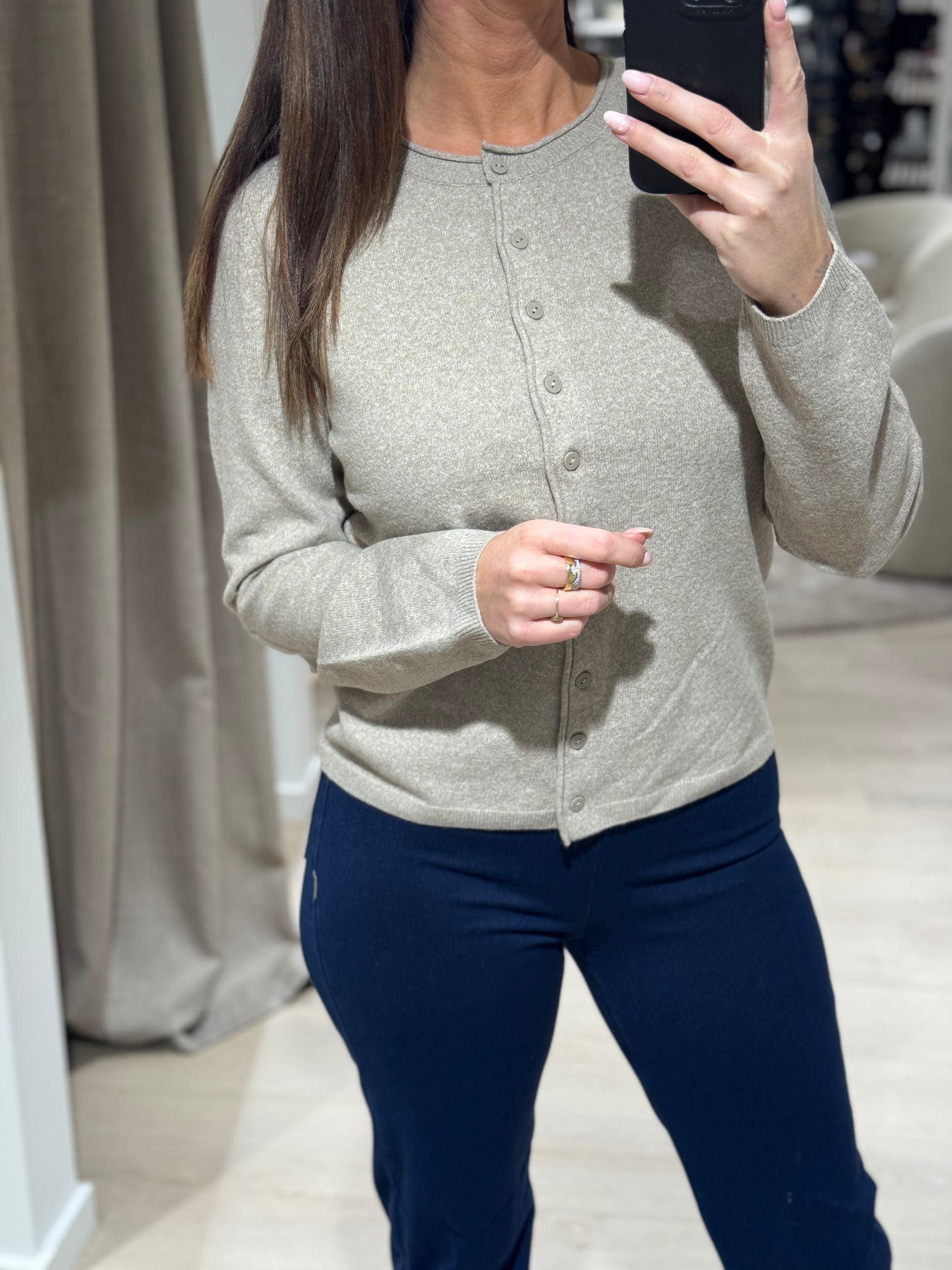 Only - Loyal - Cardigan Beige/Melange
